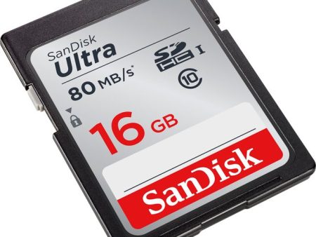 SanDisk Ultra 16 GB Class 10 UHS-I SDHC Hot on Sale