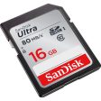 SanDisk Ultra 16 GB Class 10 UHS-I SDHC Hot on Sale