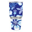 Hibiscus Hawaii Flower Blue Ozark Trail 30oz Tumbler Skin Online