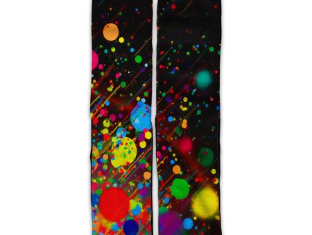 Colorful Paint Splatter Universal Socks Hot on Sale