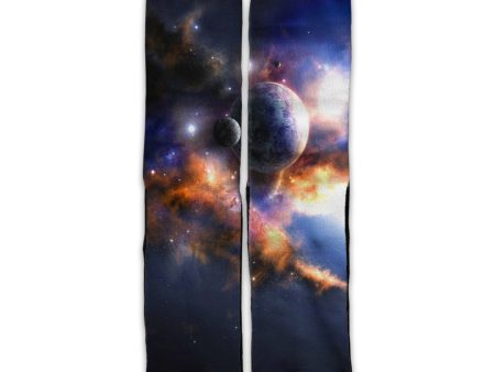 Planets Moons Space Universal Socks Discount