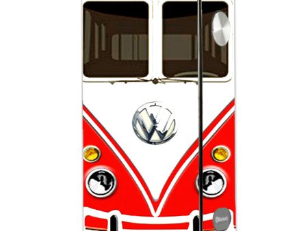 Vw Bus Red, Split Surfer Laisimo L3 Touch Screen Skin For Cheap