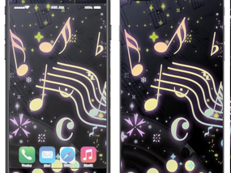 Colorful Music Notes Apple  iPhone 7+ Plus   iPhone 8+ Plus Skin Online now