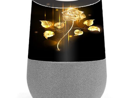 Gold Rose Glowing Google Home Skin For Discount