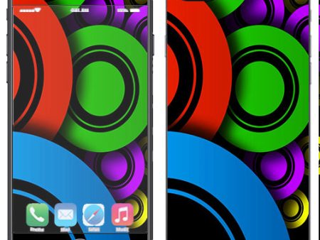 Awesome Circles Trippy Apple  iPhone 7+ Plus   iPhone 8+ Plus Skin Sale