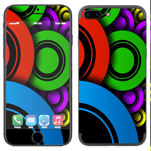 Awesome Circles Trippy Apple  iPhone 7+ Plus   iPhone 8+ Plus Skin Sale