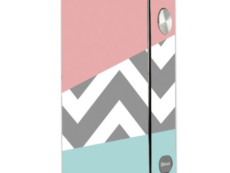 Pink Teal Gray Chevron Pattern Laisimo L3 Touch Screen Skin Online Hot Sale