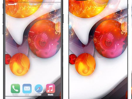 Amazing Orange Bubbles Apple  iPhone 7+ Plus   iPhone 8+ Plus Skin For Cheap