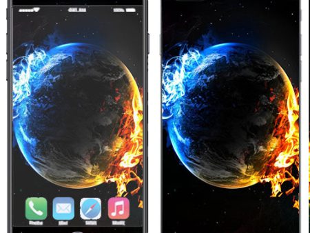 Fire Water Earth Scene Apple  iPhone 7+ Plus   iPhone 8+ Plus Skin on Sale