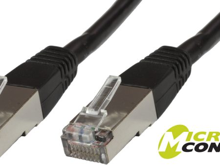 F UTP CAT5e 5m Black PVCMicroConnect Online