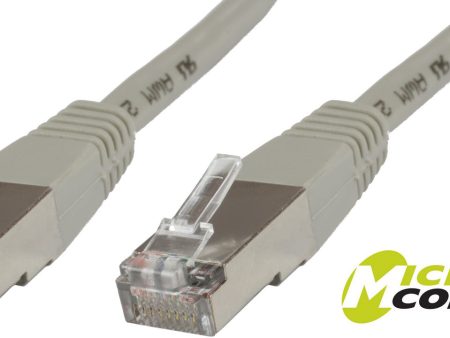 F UTP CAT5e 2m Grey PVCMicroConnect Supply