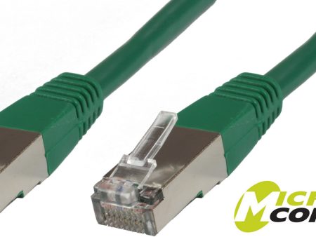 F UTP CAT5e 0.25m Green PVCMicroConnect Sale