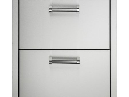 19  Stainless Steel Double Drawers - VODRD5191SS Online Sale